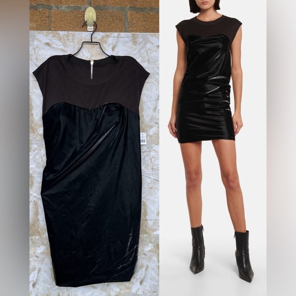 RTA Isabella vinyl minidress size Large - Picture 1 of 16